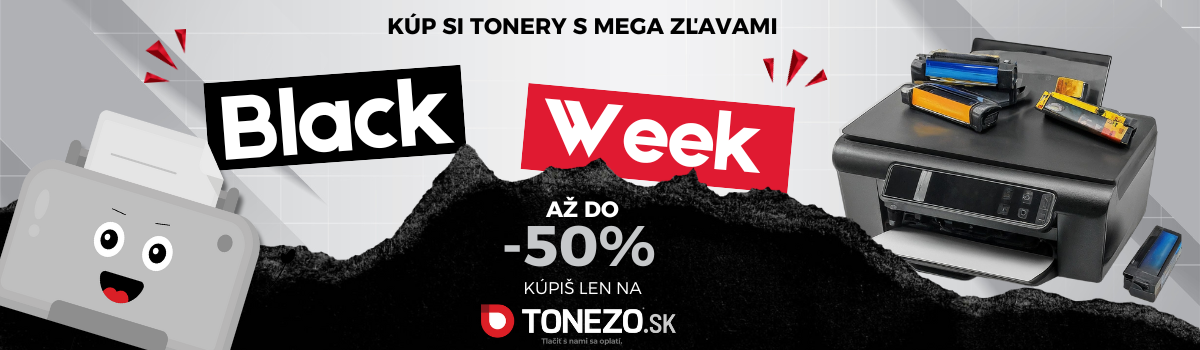 Zľava na tonery a atramentové náplne