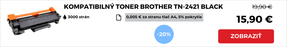 KOMPATIBILNÝ TONER BROTHER TN-2421 BLACK